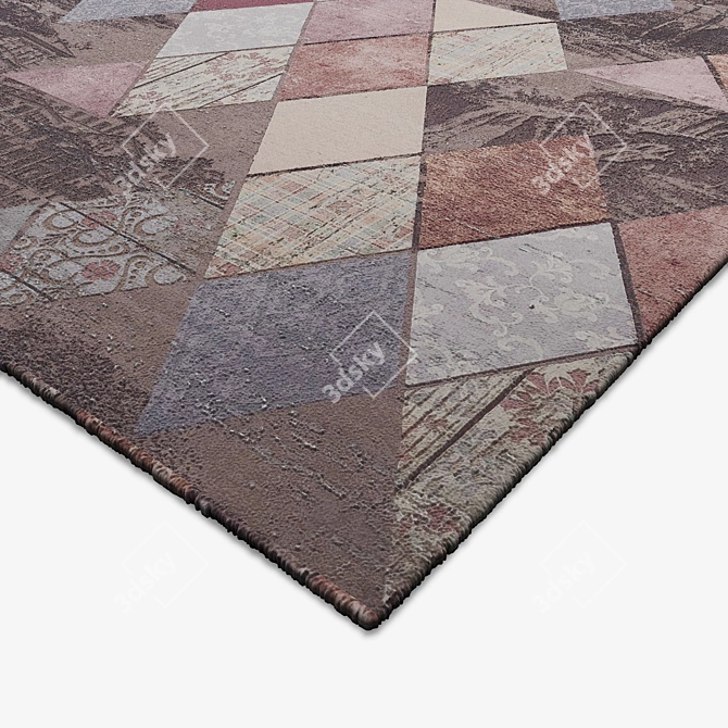 Luxury Home Décor: Stylish Carpets 3D model image 2