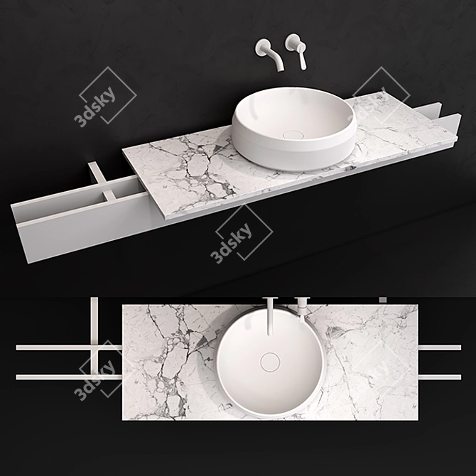 Agape Rigo Vessel Sink 3D model image 1