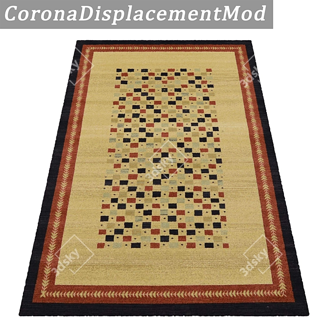 Luxury Carpet Set: High-Quality Textures 3D model image 4