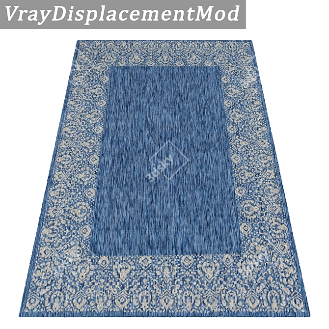 Luxurious Carpet Set - High Quality Textures 3D model image 3