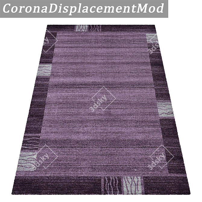 Luxurious Carpet Set - High Quality Textures 3D model image 4