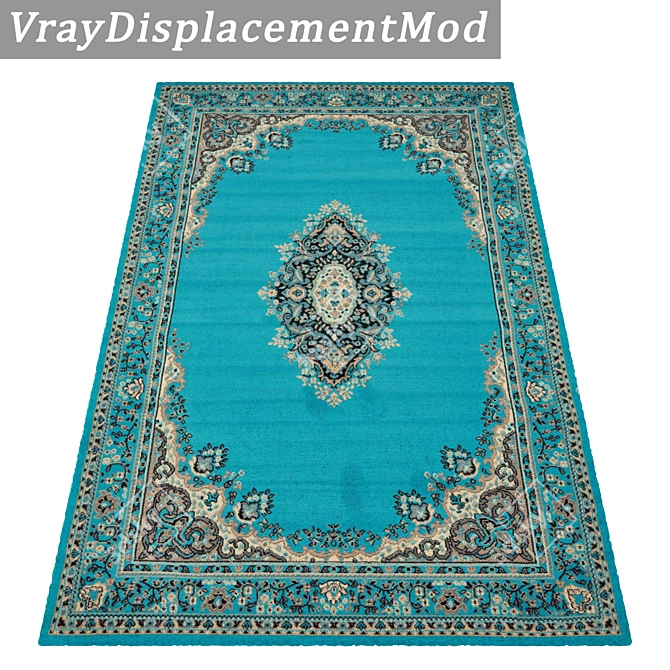 High-Quality Carpets Set: 3D Textured Variants 3D model image 3