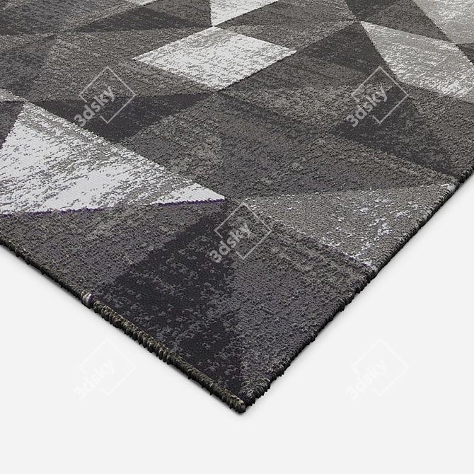 Elevate Your Interior with Stylish Rugs 3D model image 2