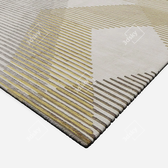 Stylish Interior Carpets 3D model image 2