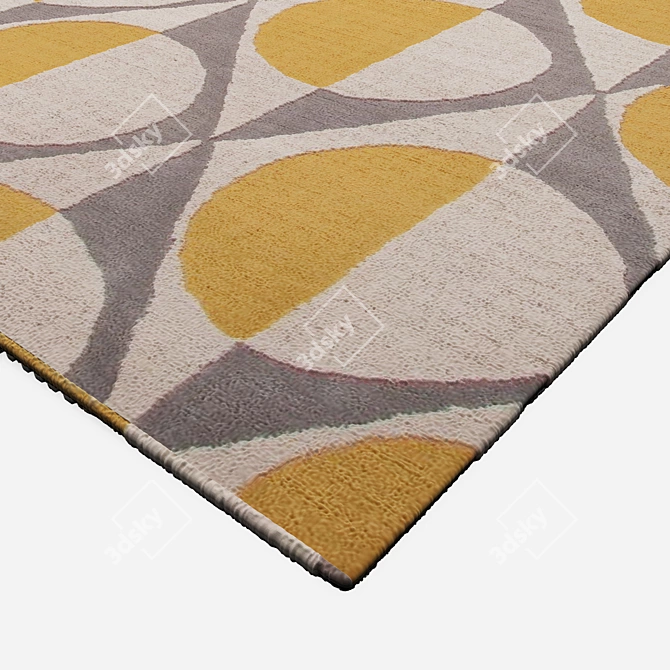 Sleek Luxury Carpets 3D model image 2