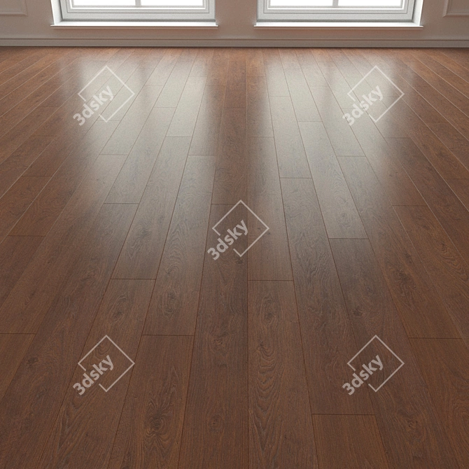 Oak Avignon Beige Laminate Parquet 3D model image 3