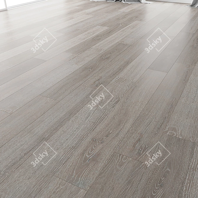 Premium Wood Floor Collection 3D model image 2