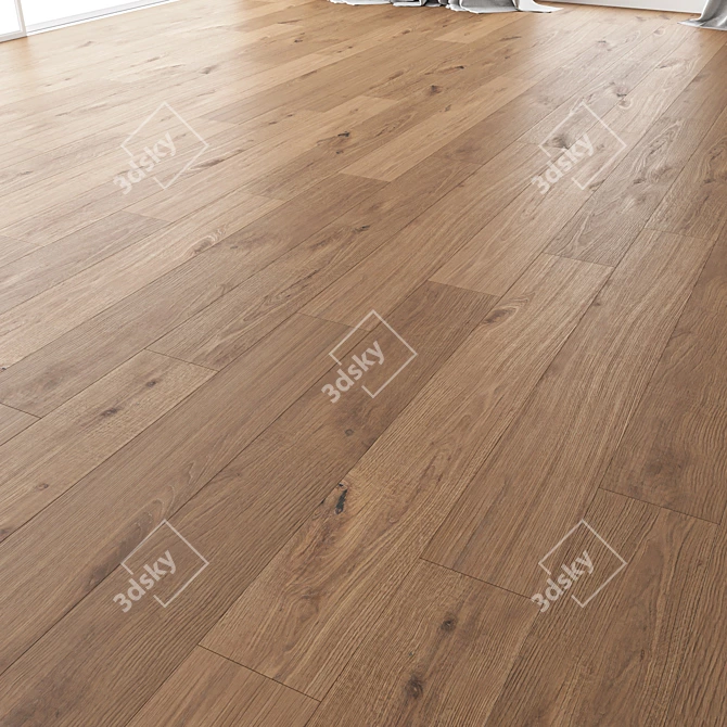Premium Wood Floor Collection 3D model image 4