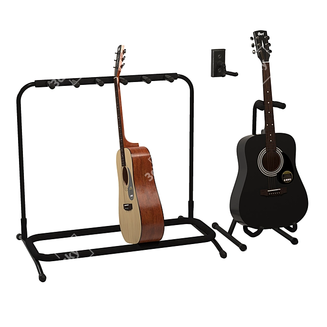 Premium Quality Acoustic Guitar: Cort AD810 OP 3D model image 1
