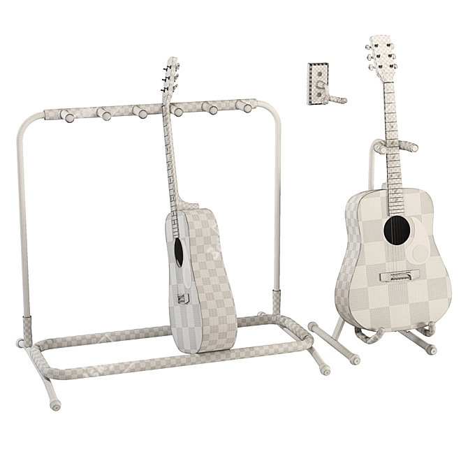 Premium Quality Acoustic Guitar: Cort AD810 OP 3D model image 5
