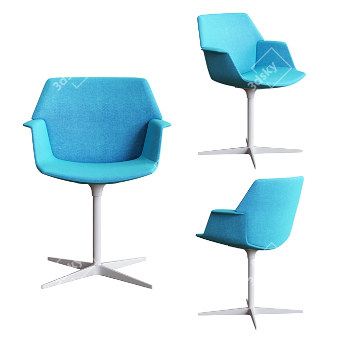 La Palma Uno: Modern and Stylish Seating 3D model image 5