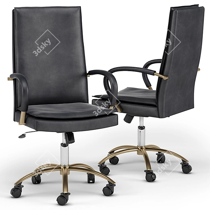 Elegant Modani Pandino Office Chair 3D model image 1