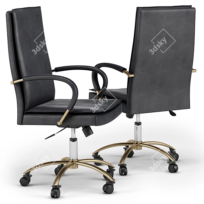 Elegant Modani Pandino Office Chair 3D model image 3