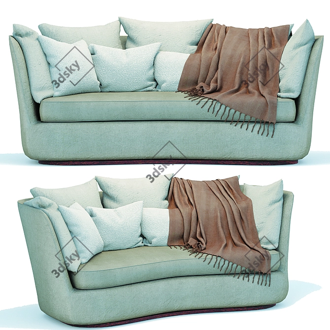 Apollo Modern Luxury Sofa 3D model image 1