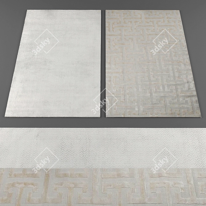 243 Strong and Stylish Rug Collection 3D model image 3