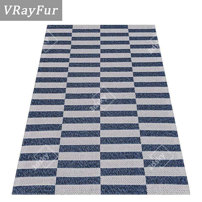 Title: Luxury Weave Carpet Set 3D model image 2