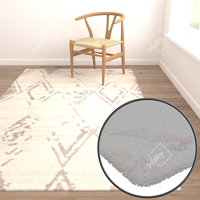 Luxury Carpet Set 1783 3D model image 5