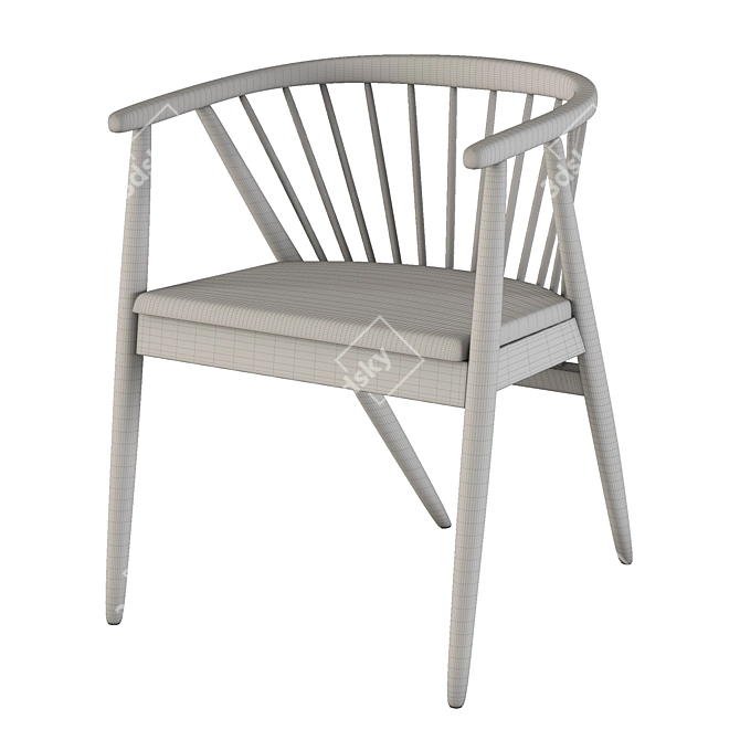 Sleek and Stylish Chair 3D model image 3