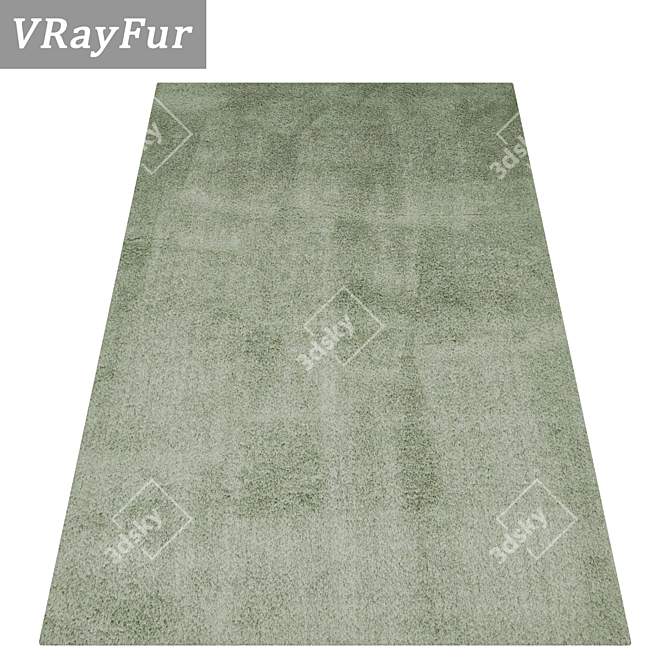 Luxury Carpets Set: 3 High-Quality Options 3D model image 2