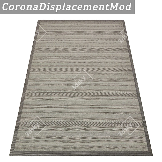 Luxury Carpets Set: High Quality Textures, 3 Variants 3D model image 4