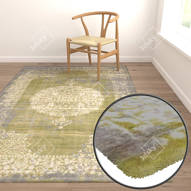 Title: Luxury Rug Collection 3D model image 5