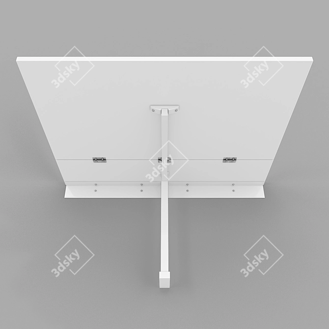 Versatile Folding Table: IKEA NORBERG 3D model image 1