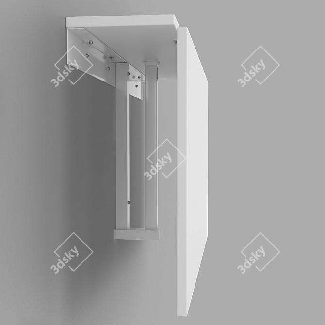 Versatile Folding Table: IKEA NORBERG 3D model image 4