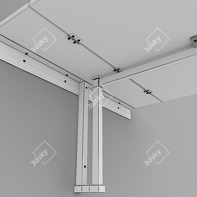 Versatile Folding Table: IKEA NORBERG 3D model image 5