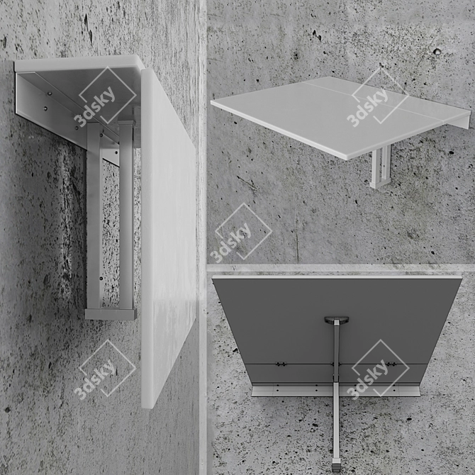 Versatile Folding Table: IKEA NORBERG 3D model image 7