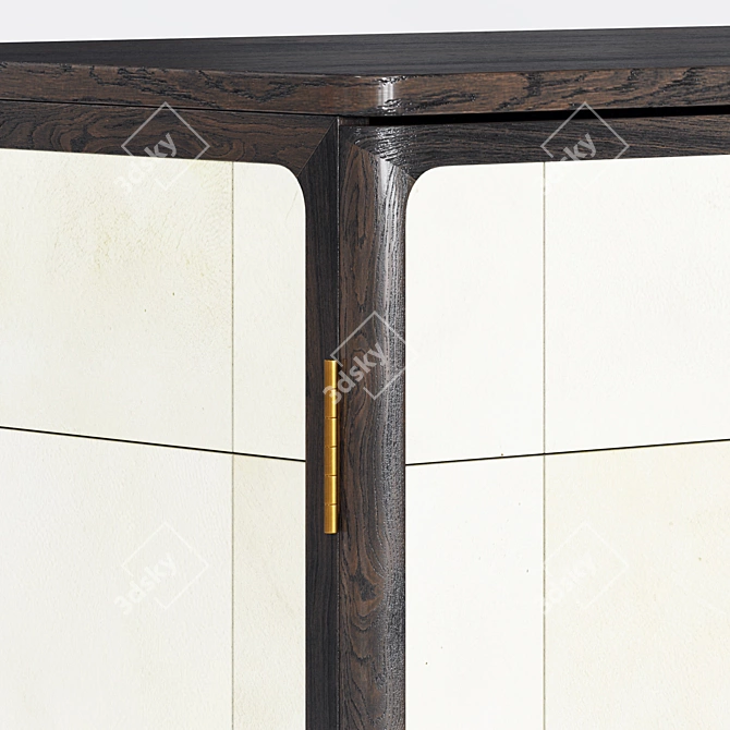 Exquisite Arteriors Edison Cabinet: Elegant Design & Superior Craftsmanship 3D model image 3