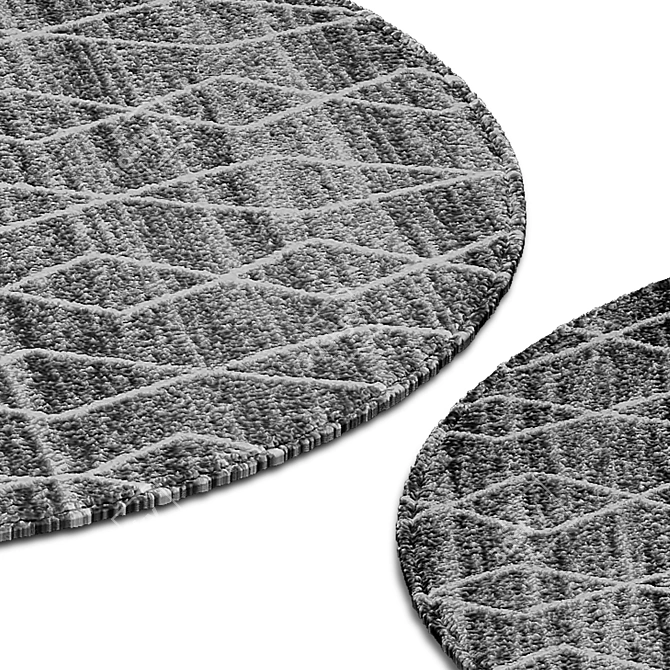 Circular Interior Carpets 3D model image 2