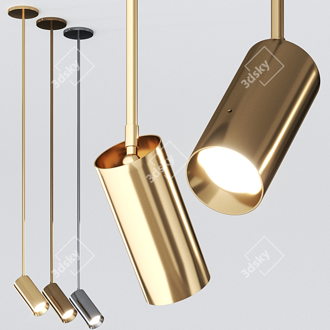 Greek Torris Pendant Lighting 3D model image 1