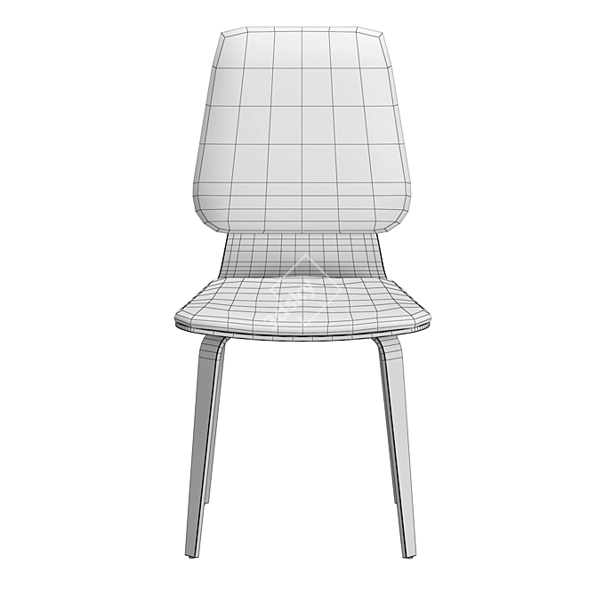 Versatile OMNI CHAIR: Stylish, Industrial, Scandinavian Design 3D model image 5