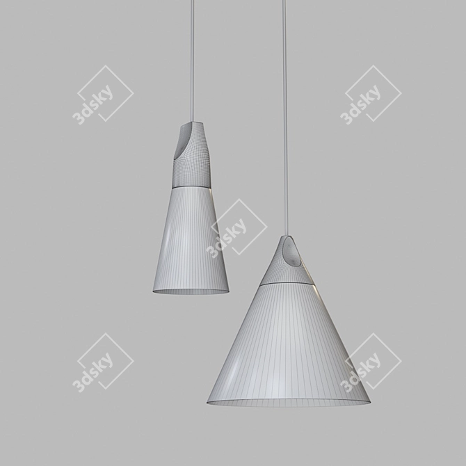 Scandinavian Style Pendant Lights 3D model image 4