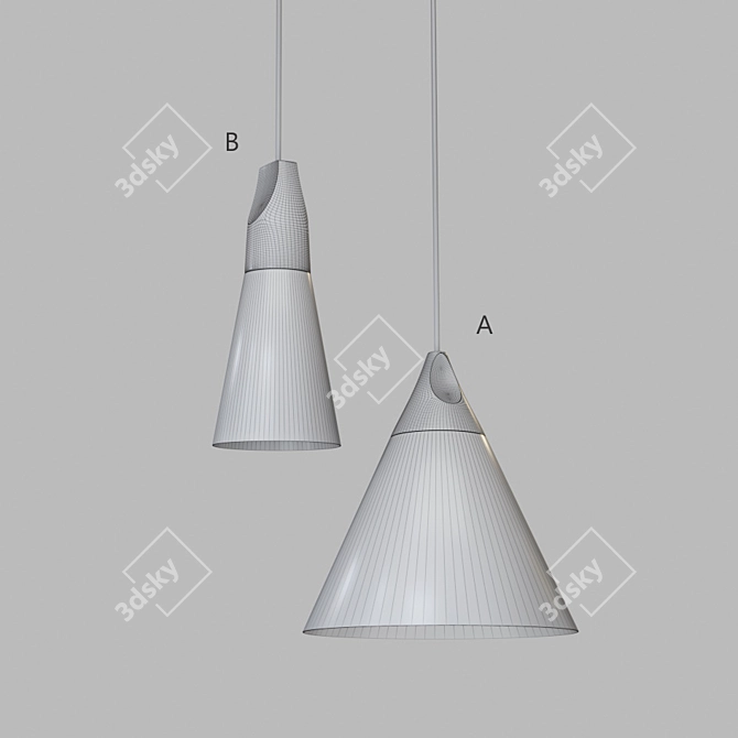 Scandinavian Style Pendant Lights 3D model image 5