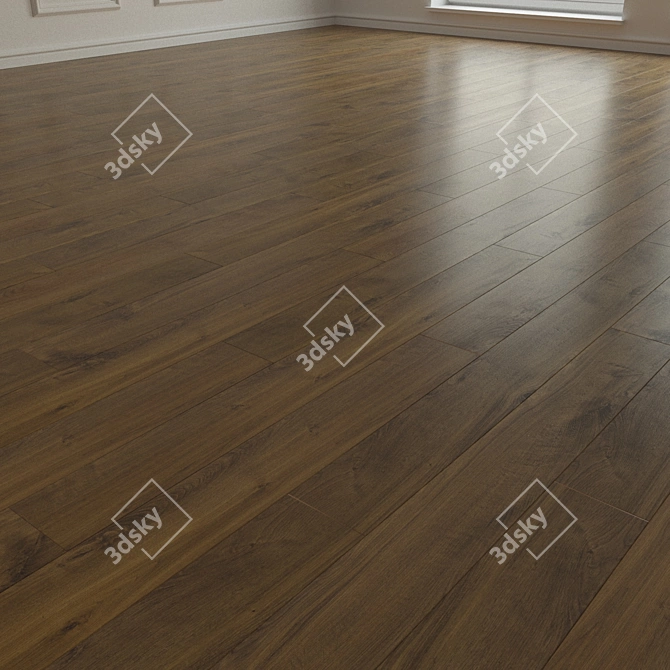 Title: Lorenzo Oak Laminate Parquet 3D model image 2