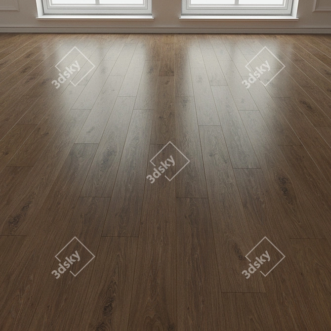  3D Laminate Parquet Flooring 3D model image 3