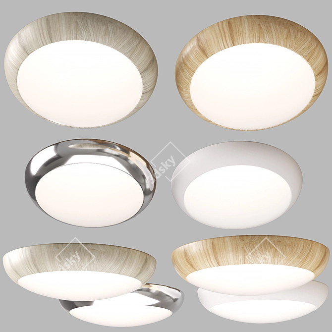 Waterproof Ceiling Lights for Bathrooms 3D model image 1