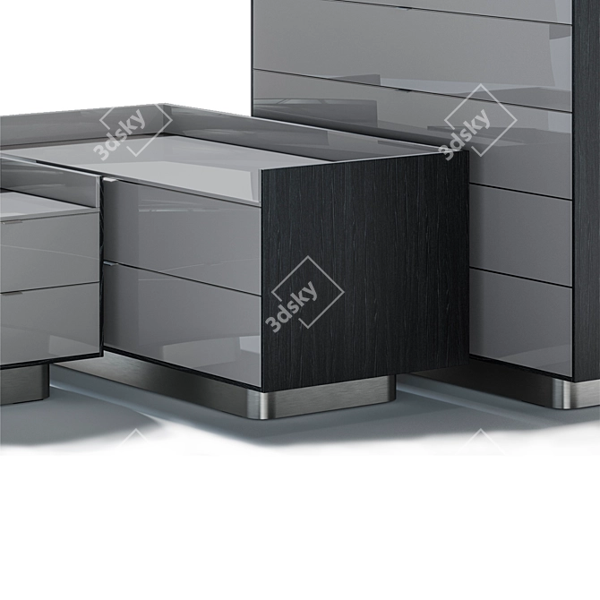 Minotti Darren - Stylish Chests & Nightstands 3D model image 3