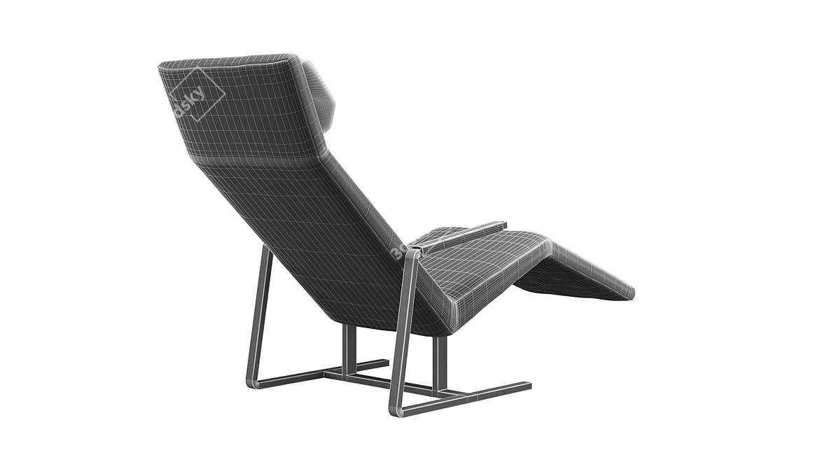 Elevate Your Comfort with the Wogg Lounger 3D model image 4