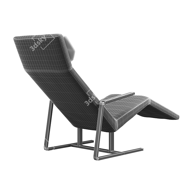 Elevate Your Comfort with the Wogg Lounger 3D model image 9