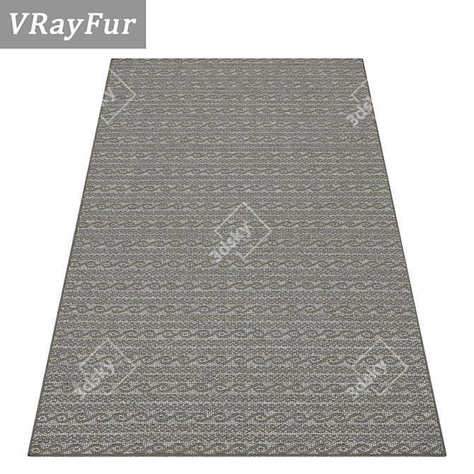 Luxury Carpet Set: Versatile Designs 3D model image 2