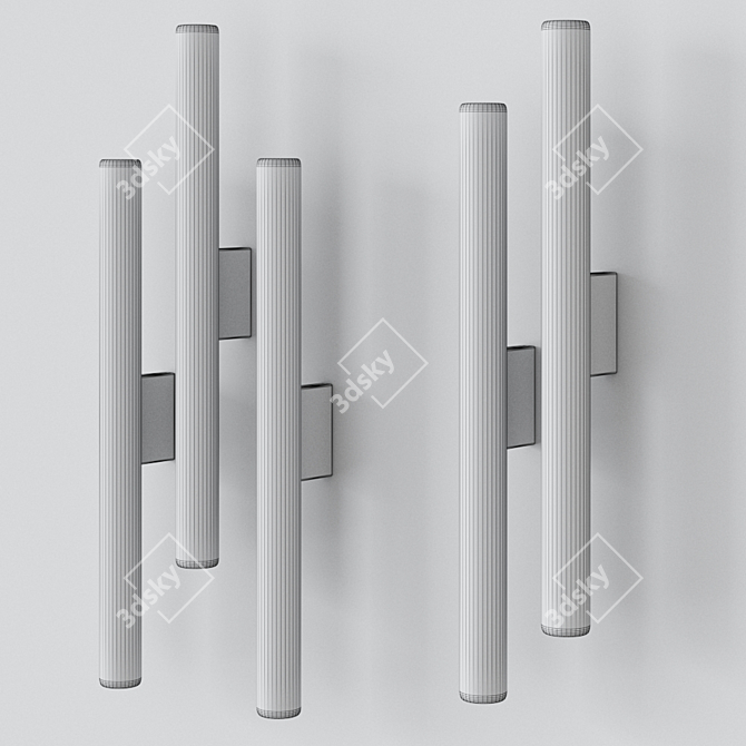 Elegant NEA Sconce: Modern Illumination 3D model image 3