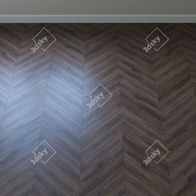 Alan Oak Laminate Flooring 3D model image 2