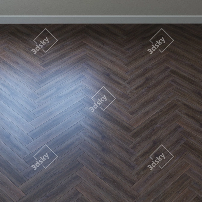 Alan Oak Laminate Flooring 3D model image 3