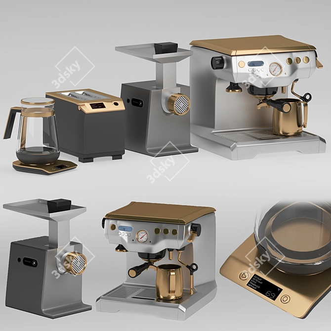 BORK Electric Kitchen Furniture 3D model image 1