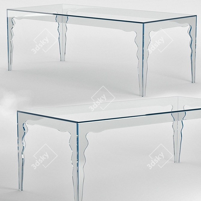 JABOT Table: Sleek Elegance for Stylish Spaces 3D model image 1