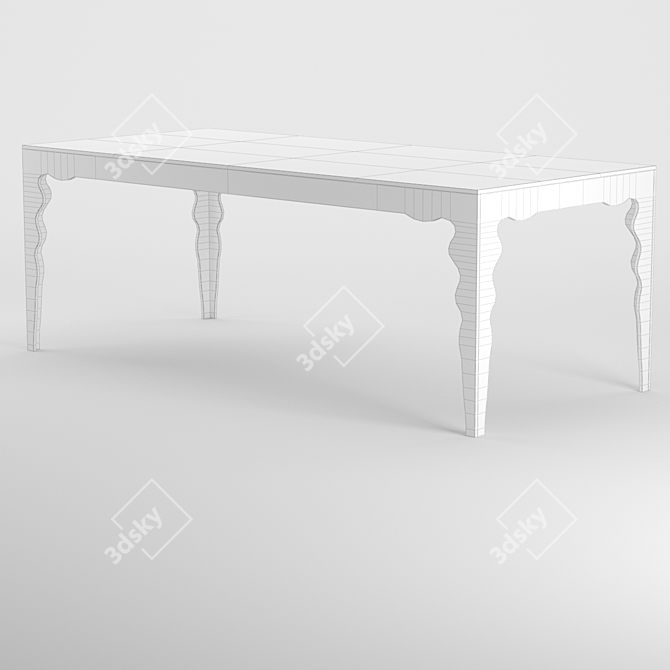JABOT Table: Sleek Elegance for Stylish Spaces 3D model image 2