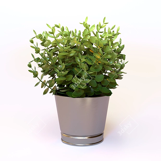 FEJKA Artificial Potted Plants: Lifelike Decor for Easy Home Greenery 3D model image 3