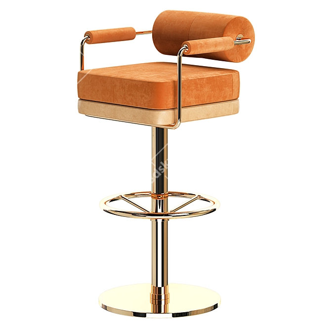 Anderson Bar Mezzo Chair: Stylish and Functional 3D model image 2